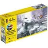 Image de Maquette bateau militaire: Starter Kit: LCVP Landungsboot + figurines Heller-56995