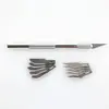 Image de Scalpel en aluminium avec lame à pointe fine Heller-99009