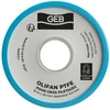 Image de Ruban ptfe - standard/gros diamètres 1 rouleau(x) de 15 mètre(s) linéaire ruban ptfe gros diametre 25 mm x 15 m x 0.2 mm - geb