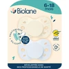 Image de Biolane Sucette anatomique essentielle 6-18 mois bleu et beige