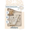 Image de Biolane Attache-sucette en coton beige pour tétine sans anneau