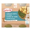 Image de Babybio haricots verts de Vendée pomme de terre colin 2x200g