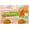 Image de Babybio Courge Violina 4 mois et + 2 pots  de 130gr
