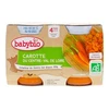 Image de Babybio carotte du centre-val de loire dès 4 mois 2x130g