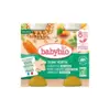 Image de Babybio Tajine Végétal Carotte Pois Chiches Abricot 8 Mois et + Bio 2 Pots de 200 g