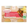 Image de Babybio pomme abricot céréale dès 4 mois 2x130g