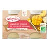 Image de Babybio mangue pomme de Nouvelle-Aquitaine dès 4 mois 2x130g