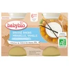 Image de Babybio desserts brassé brebis mirabelle vanille 2x130g