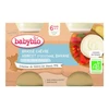 Image de Babybio brassé chèvre abricot banane dès 6 mois 2x130g
