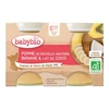 Image de Babybio pomme banane & lait de coco dès 6 mois 2x130g