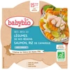 Image de Babybio assiette méli-mélo de légumes au saumon riz 15 mois et+ 260g