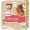 Image de Babybio gourdes pomme myrtille fraise dès 6 mois lot de 4x90g