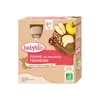 Image de Babybio gourde pomme & framboise 6 mois et+ lot de 4x90g