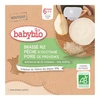 Image de Babybio brassé riz pêche poire dès 6 mois 4 gourdes x 85g