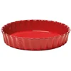 Image de EMILE HENRY Moule à tarte 28cm (Rouge foncé) rouge foncé