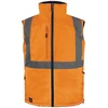 Image de Gilet réversible fidji 3 gilet 200 - 300 g entre 4 et 6 s 1 pièce(s) gilet réversible hv fidji 3 orange/bleu ts polyamide, polyester classe 2 bleu, or