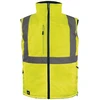 Image de Gilet réversible fidji 3 gilet 200 - 300 g entre 4 et 6 2xl 1 pièce(s) gilet réversible hv fidji 3 jaune/bleu t2xl polyamide, polyester classe 2 bleu,