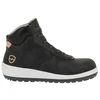 Image de Chaussures de sécurité femme briana noir textile 38 pu double densité src - résistance au glissement sols acier et céramique acier cuir croute 1 paire