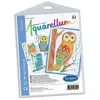 Image de Recharge Aquarellum Junior : Hiboux Sentosphere-692R