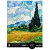 Image de Puzzle 1000 piÃ¨ces : Champ de blÃ© avec cyprÃ¨s, Vincent Van Gogh