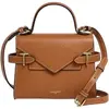 Image de Sac à main double rabat Le Tanneur PM Marron TU TEMI1006G05-G05