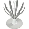 Image de Égoutte biberons pliable fleur gris