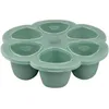 Image de Moule de congélation multi portions silicone Sage green (6 x 90 ml)