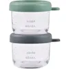 Image de Lot de 2 portions verre 150 ml Mineral-Sage green