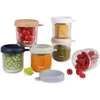 Image de Coffret 6 portions verre 250 ml Natural color mix