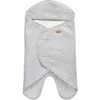 Image de Couverture Babynomade double polaire gris chiné et blanc (0-6 mois)