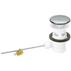 Image de Bonde lavabo automatique à clapet plastique bonde lavabo automatique à clapet plastique 1 pièce(s) inox, polypropylène - nicoll