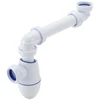 Image de Siphon de lavabo à joints intégrés 1 pièce(s) siphon lavabo easyphon avec tubulure arrière ø 32/40 mm - nicoll