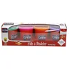 Image de 4 pots de pâte à modeler couleurs vives