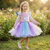 Image de Déguisement Robe Licorne Lumineuse 5-7 Ans