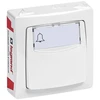 Image de Interrupteur en saillie asl bouton poussoir porte étiquette asl blanc blanc 1 pièce(s) monobloc en saillie 1 poussoir porte-étiquette - legrand