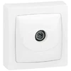Image de Prise en saillie asl prise tv simple asl blanc blanc 1 pièce(s) monobloc 1 tv en saillie standard - legrand