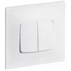 Image de Interrupteur à encastrer neptune blanc 1 pièce(s) double va-et-vient bornes auto neptune blanc à encastrer monobloc double va-et-vient 1 - legrand