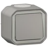 Image de Interrupteur étanche en saillie plexo (nouvelle version) poussoir plexo gris gris 1 pièce(s) monobloc en saillie poussoir 1 - legrand