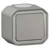 Image de Interrupteur étanche en saillie plexo (nouvelle version) blanc 1 pièce(s) interrupteur ou va-et-vient 10 a 230 v plexo blanc monobloc en saillie va-et