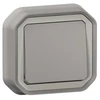 Image de Interrupteur étanche en saillie plexo (nouvelle version) interrupteur plexo encastré complet 10 a 230 v gris gris 1 pièce(s) monobloc en saillie tempo