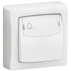Image de Interrupteur en saillie asl bouton poussoir porte étiquette asl blanc blanc 1 pièce(s) monobloc en saillie 1 poussoir porte-étiquette - legrand