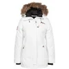 Image de Parka avec vraie fourrure femme Peak Mountain Akagan Blanc L AKAGAN/JK-BLANC