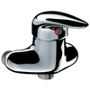 Image de Mitigeurs universels douche mitigeur de douche 1/2" entraxe  60 à 80 mm. 1 pièce(s) laiton mitigeur chromé - delabie