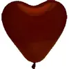 Image de Lot de 8 ballons COEUR 35cm, Chocolat O573CHOBPUB