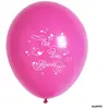 Image de Sachet 10 ballons Vive Les Mariés, Fuchsia 0559RoseBPUB