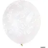 Image de Sachet de 8 ballons décos Arabesques, Cristal clair 43747BPUB