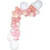 Image de Guirlande Organique 5m de 50 ballons, Rose GOLD 50516BPUB