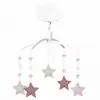 Image de Mobile Musical Étoiles - Lin Vieux rose, beige et rose poudré Trousselier-VM1167 60