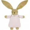 Image de Doudou Lapin Nid d'Ange : Lin rose poudré Trousselier-V6341 64