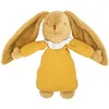 Image de Peluche musicale lapin nid d'ange jaune curry (28 cm)